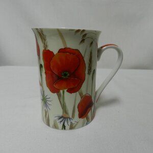 Creative Tops Poppy ceramic teacup cup mug floral